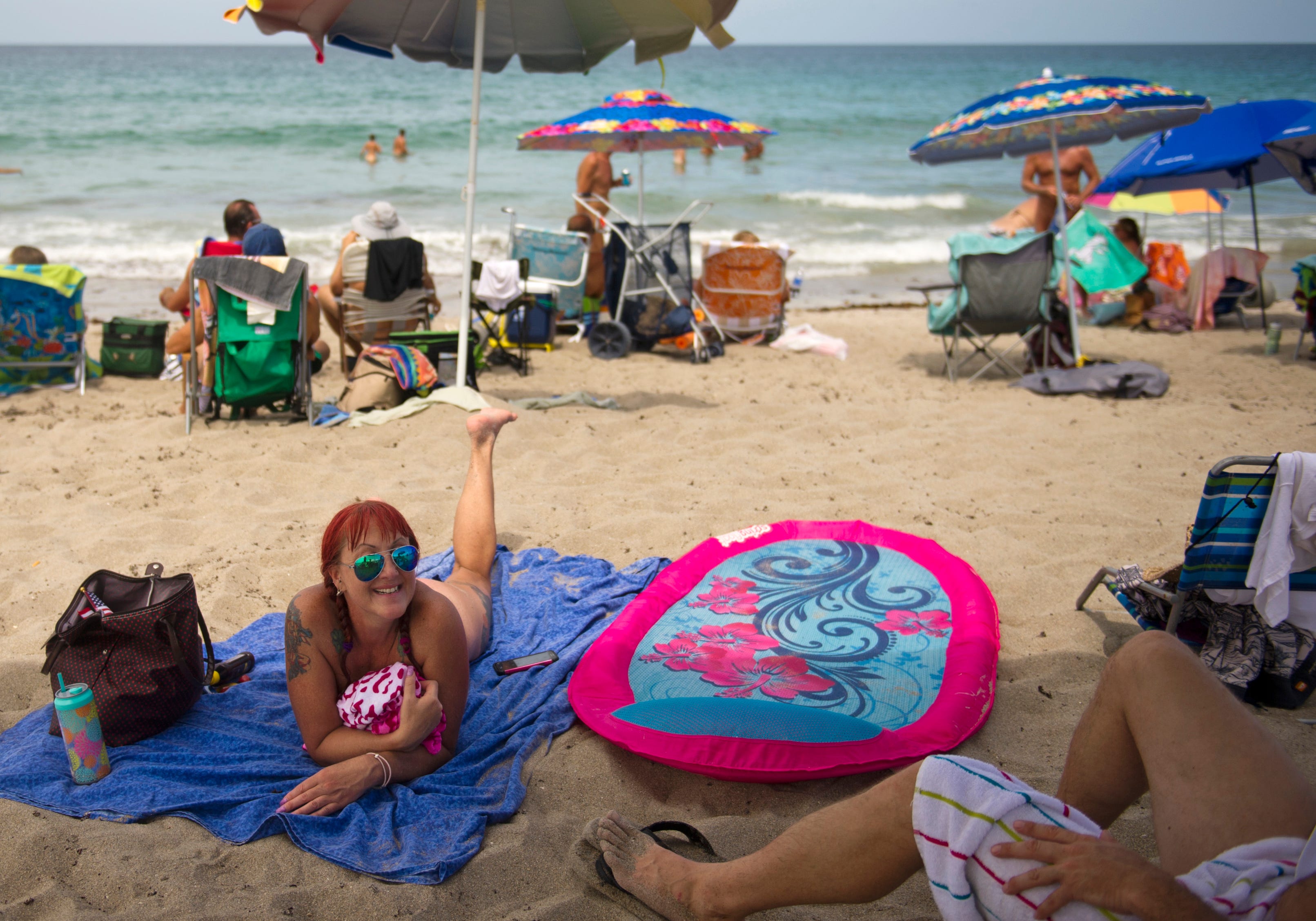 Nude Beach Family